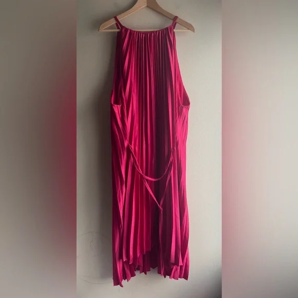 New EVANS Kimber Plain Maxi Dress merlot Size 30/32 Women - Picture 5 of 16